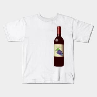 The Office Oaky Afterbirth Wine Bottle Kids T-Shirt